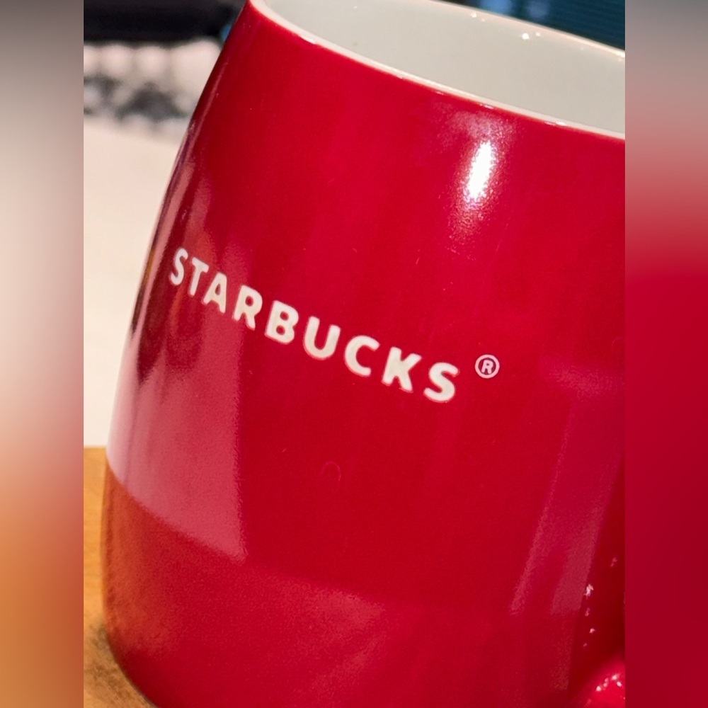 2011 Starbucks Brand Logo Barrel Shape Coffee Mug Etched Logo - Picture 5 of 6